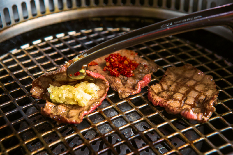 焼肉の様子